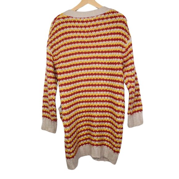 Coco and Jaimeson womens cardigan size M crochet oversized open front long cozy - Picture 8 of 10